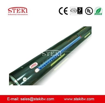 Enduit d'oxyde noir STEKI 2024 3&quot; type coulissant puits d'air Corps en aluminium 30 mm Extrémités carrées L1 1600 mm L3 1920
